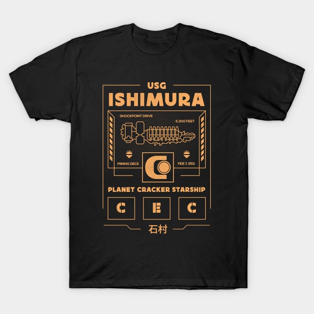 Planet Cracker Ishimura T-Shirt by Lagelantee